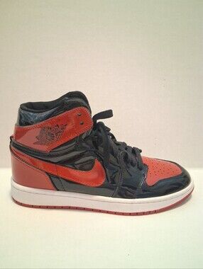 Nike Air Jordan 1 Retro OG Patent Bred High Tops Sz 8.5